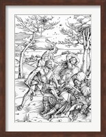 Hercules Killing the Molionides Fine Art Print