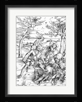 Hercules Killing the Molionides Fine Art Print