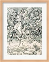 St. Michael Battling with the Dragon from the 'Apocalypse' Fine Art Print