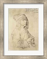 Self portrait at the age of thirteen, 1484 Fine Art Print