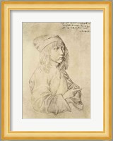 Self portrait at the age of thirteen, 1484 Fine Art Print