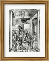 The Virgin and Child with Saints Fine Art Print