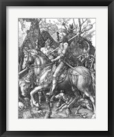 The Knight, Death and the Devil, 1513 Framed Print
