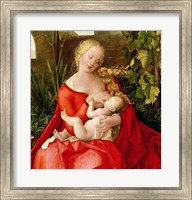 Virgin and Child 'Madonna with the Iris', 1508 - red dress Fine Art Print