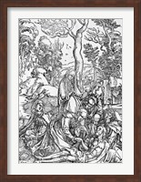 Christ mourned by the Virgin and the female Saints, from 'The Great Passion' series Fine Art Print