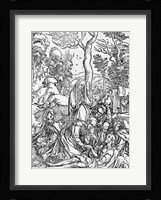 Christ mourned by the Virgin and the female Saints, from 'The Great Passion' series Fine Art Print