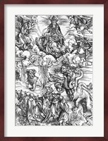 Scene from the Apocalypse, The seven-headed and ten-horned dragon Fine Art Print