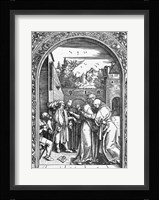 The meeting of St. Anne and St. Joachim at the Golden Gate Fine Art Print