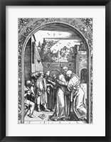 The meeting of St. Anne and St. Joachim at the Golden Gate Fine Art Print