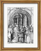 The marriage of the Virgin, from the 'Life of the Virgin' Fine Art Print