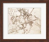 Death Riding, 1505 Fine Art Print