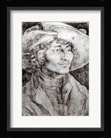 Portrait of an unknown man, 1521 Fine Art Print
