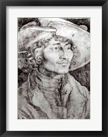 Portrait of an unknown man, 1521 Fine Art Print