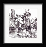 St.Christopher carrying the Infant Christ, 1511 Fine Art Print
