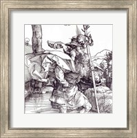 St.Christopher carrying the Infant Christ, 1511 Fine Art Print