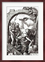 Harrowing of Hell or Christ's descent into Limbo, 1512 Fine Art Print