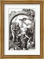 Harrowing of Hell or Christ's descent into Limbo, 1512 Fine Art Print