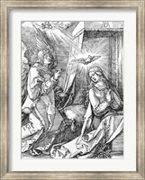 The Annunciation from the 'Small Passion' series, 1511 Fine Art Print