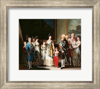 Charles IV and his family, 1800 Fine Art Print