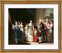 Charles IV and his family, 1800 Fine Art Print