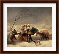 The Snowstorm, 1786-87 Fine Art Print