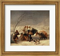 The Snowstorm, 1786-87 Fine Art Print