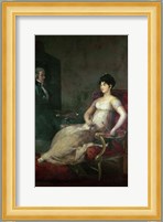 The Marquesa de Villafranca Painting her Husband, 1804 Fine Art Print