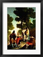 A Maja and Gallants, 1777 Fine Art Print