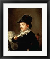 Portrait of Marianito Goya, Grandson of the Artist, c.1815 Fine Art Print