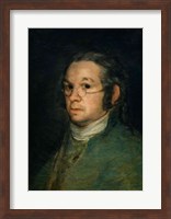 Self portrait with spectacles, c.1800 Fine Art Print