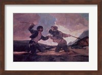 Duel with Clubs Fine Art Print