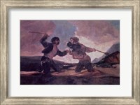 Duel with Clubs Fine Art Print