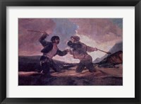 Duel with Clubs Fine Art Print