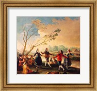 Dance on the Banks of the River Manzanares, 1777 Fine Art Print