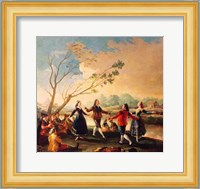 Dance on the Banks of the River Manzanares, 1777 Fine Art Print