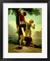Boys Climbing a Tree Fine Art Print