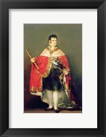 Portrait of Ferdinand VII Fine Art Print