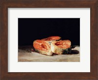 Still Life with Slices of Salmon Fine Art Print