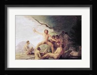 Cannibals Savouring Human Remains Fine Art Print