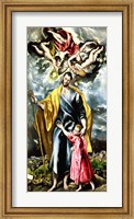 St. Joseph and the Christ Child Fine Art Print