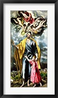 St. Joseph and the Christ Child Fine Art Print