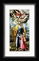 St. Joseph and the Christ Child Fine Art Print