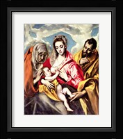 Virgin and Child with SS. Anne and Joseph Fine Art Print