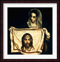 St.Veronica with the Holy Shroud Fine Art Print