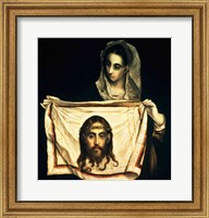 St.Veronica with the Holy Shroud Fine Art Print