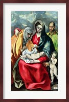 The Holy Family with St.Elizabeth Fine Art Print
