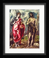 St John the Evangelist and St. John the Baptist Fine Art Print
