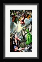 The Annunciation 1596-1600 Fine Art Print