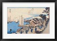 Shinagawa: departure of a Daimyo Fine Art Print
