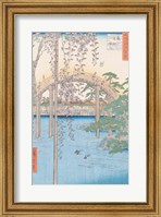 The Bridge with Wisteria or Kameido Tenjin Keidai Fine Art Print